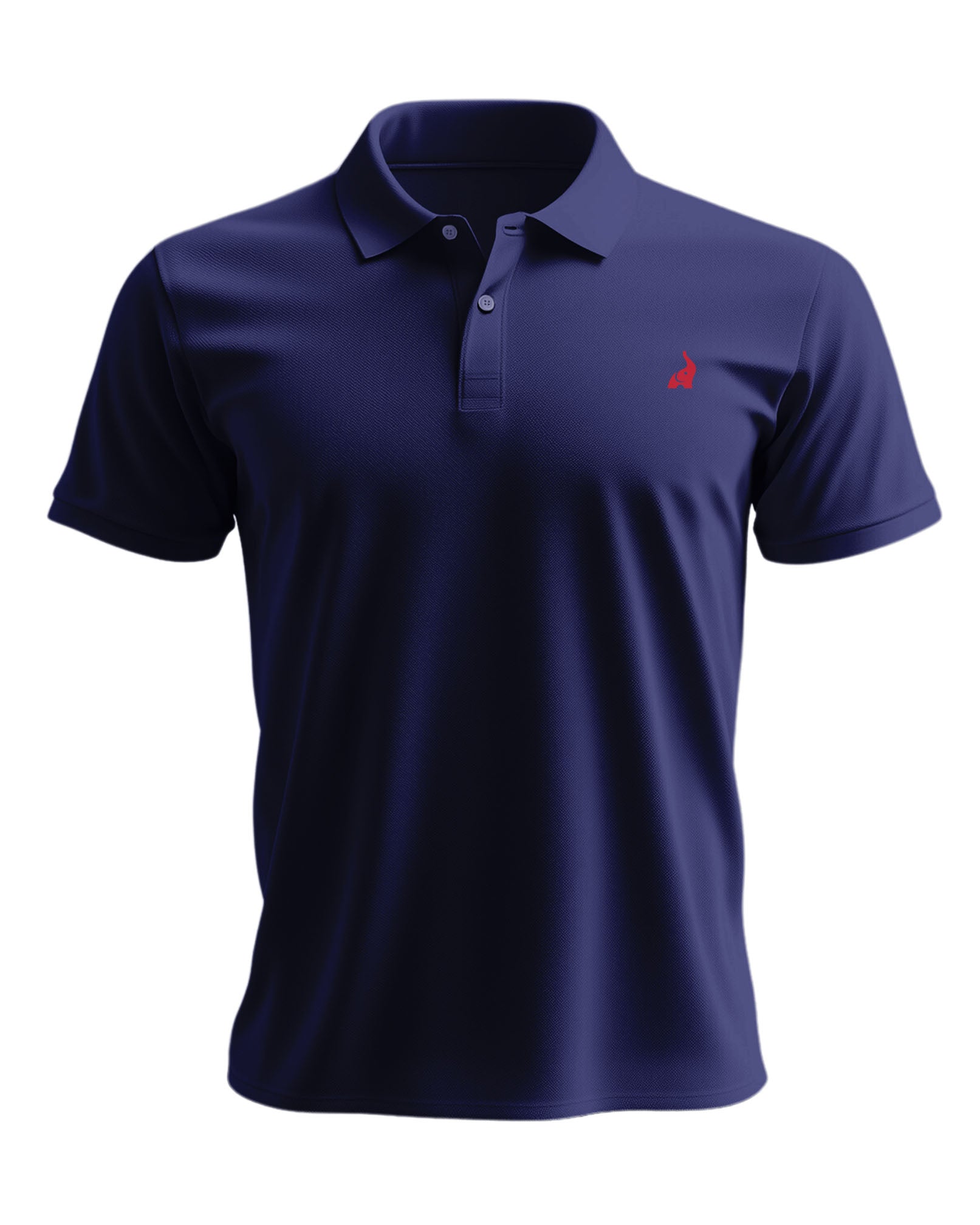 Polo Shirt | Navy Blue Cotton Polo Shirt for Men