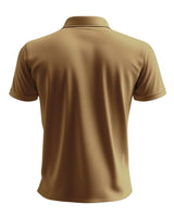 Polo Shirt | Brown Cotton Polo Shirt for Men